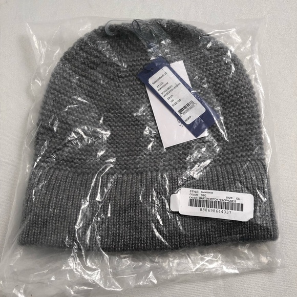 Rebecca Minkoff grey knit headphone beanie hat main image 4